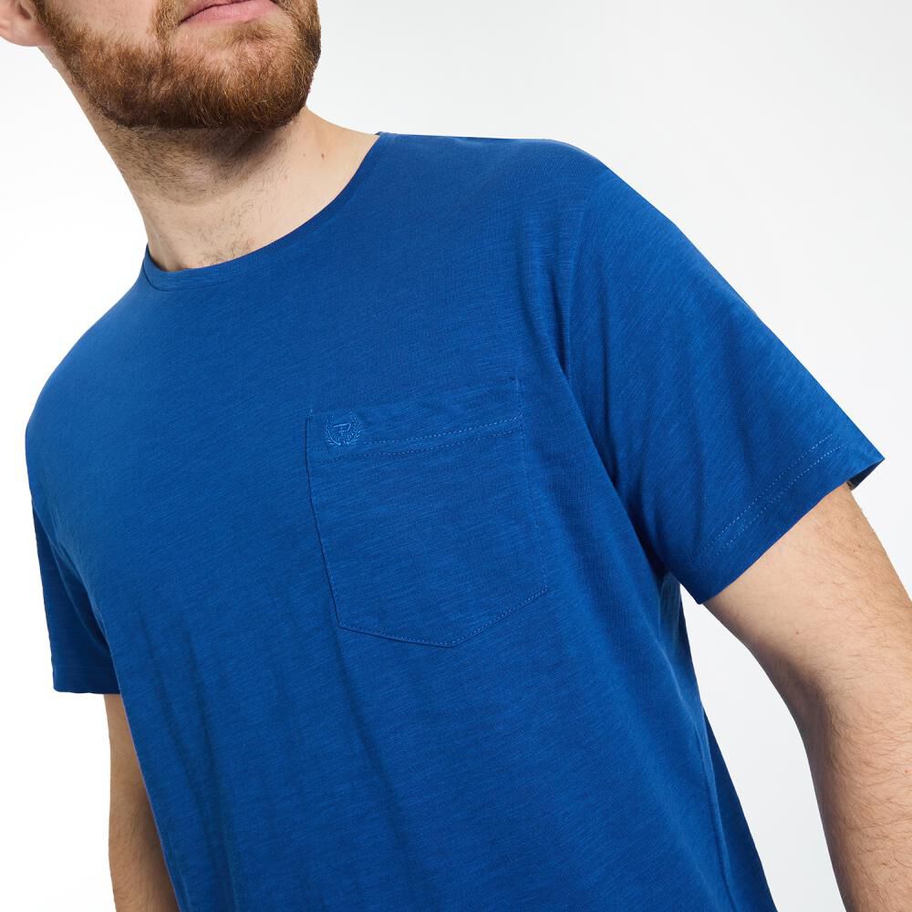 Polera Regular Manga Corta Cuello Redondo Hombre Peroe image number 4.0