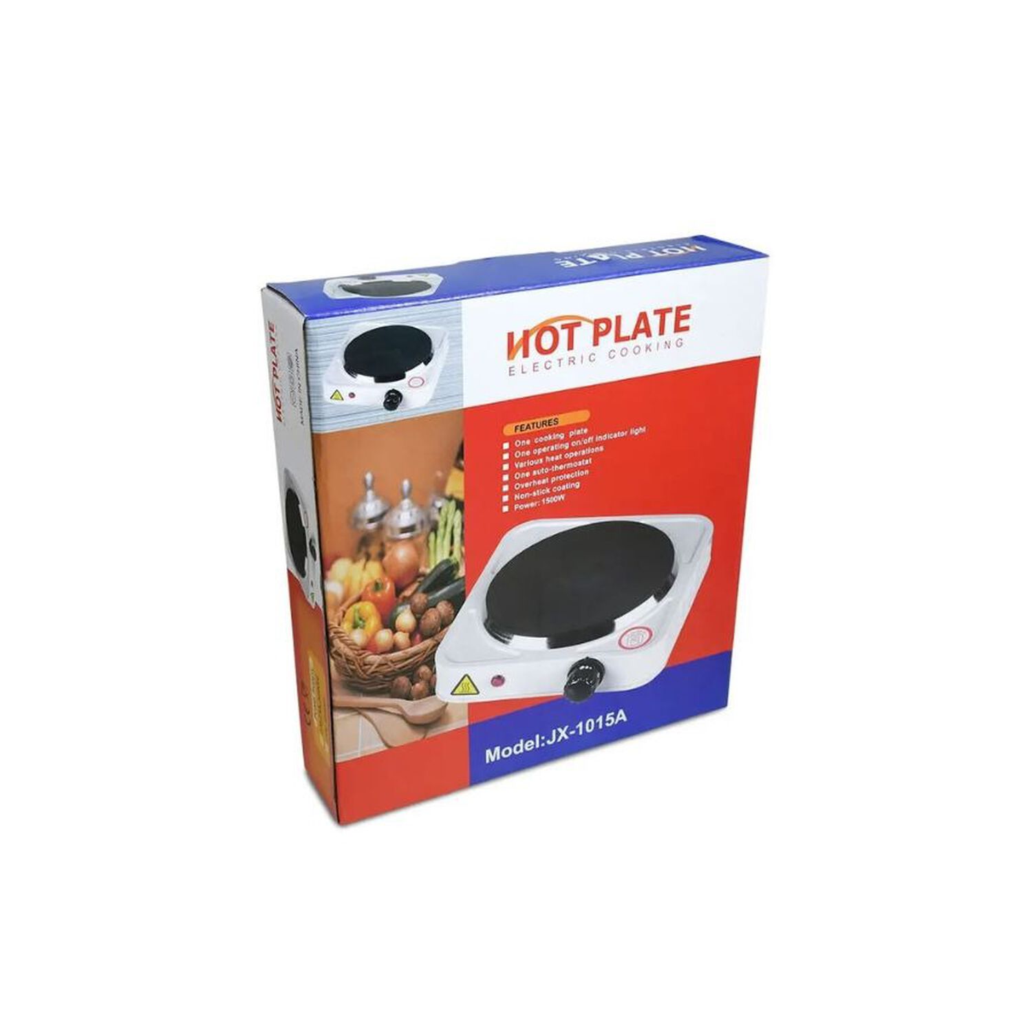 Cocinilla El&eacute;ctrica Port&aacute;til 1 Plato 1000w image number 1.0