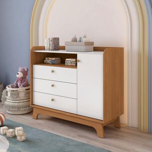C&oacute;moda Roca Infantil Modular / 1 Puerta / 3 Cajones