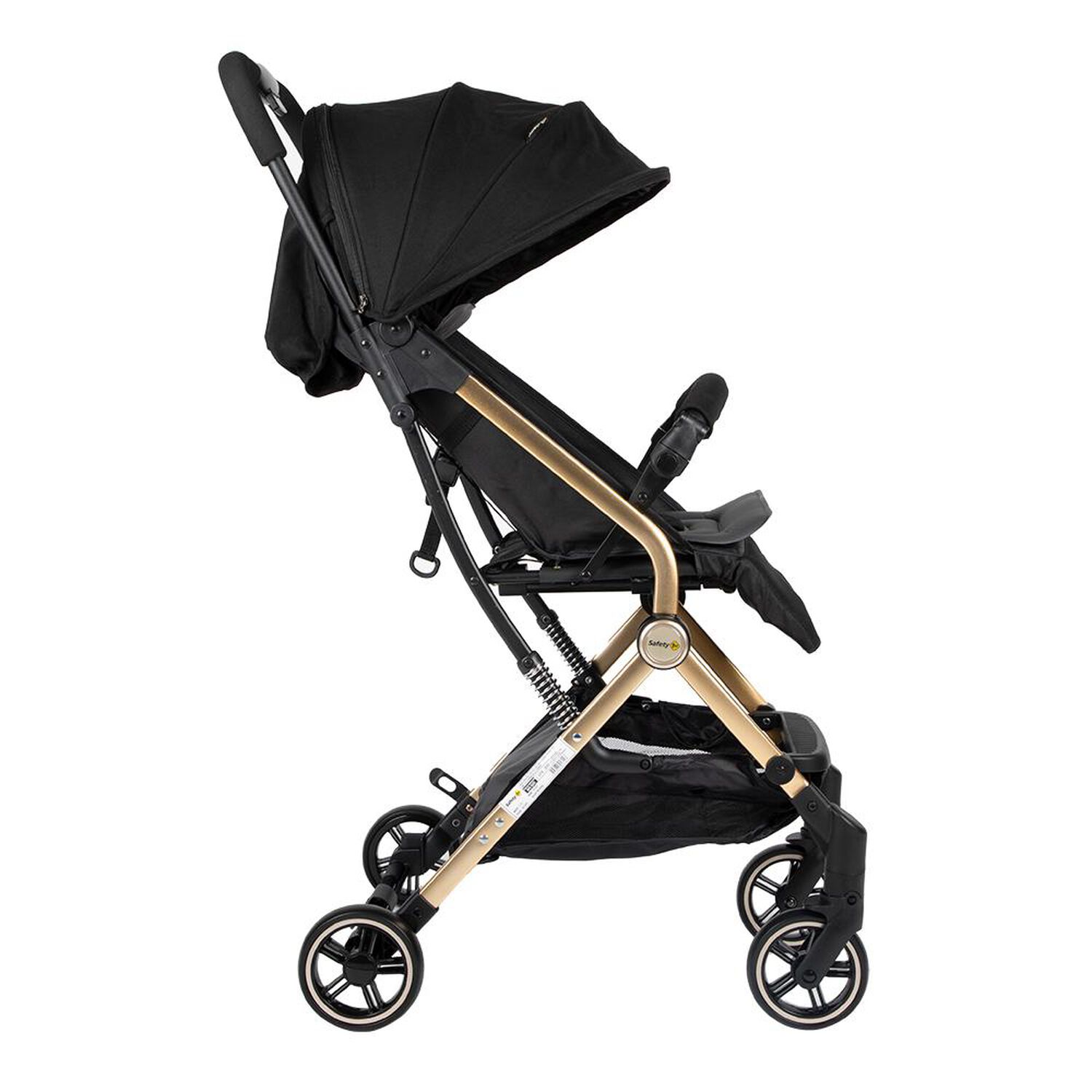 Coche De Paseo Safety Spark Golden Black image number 2.0