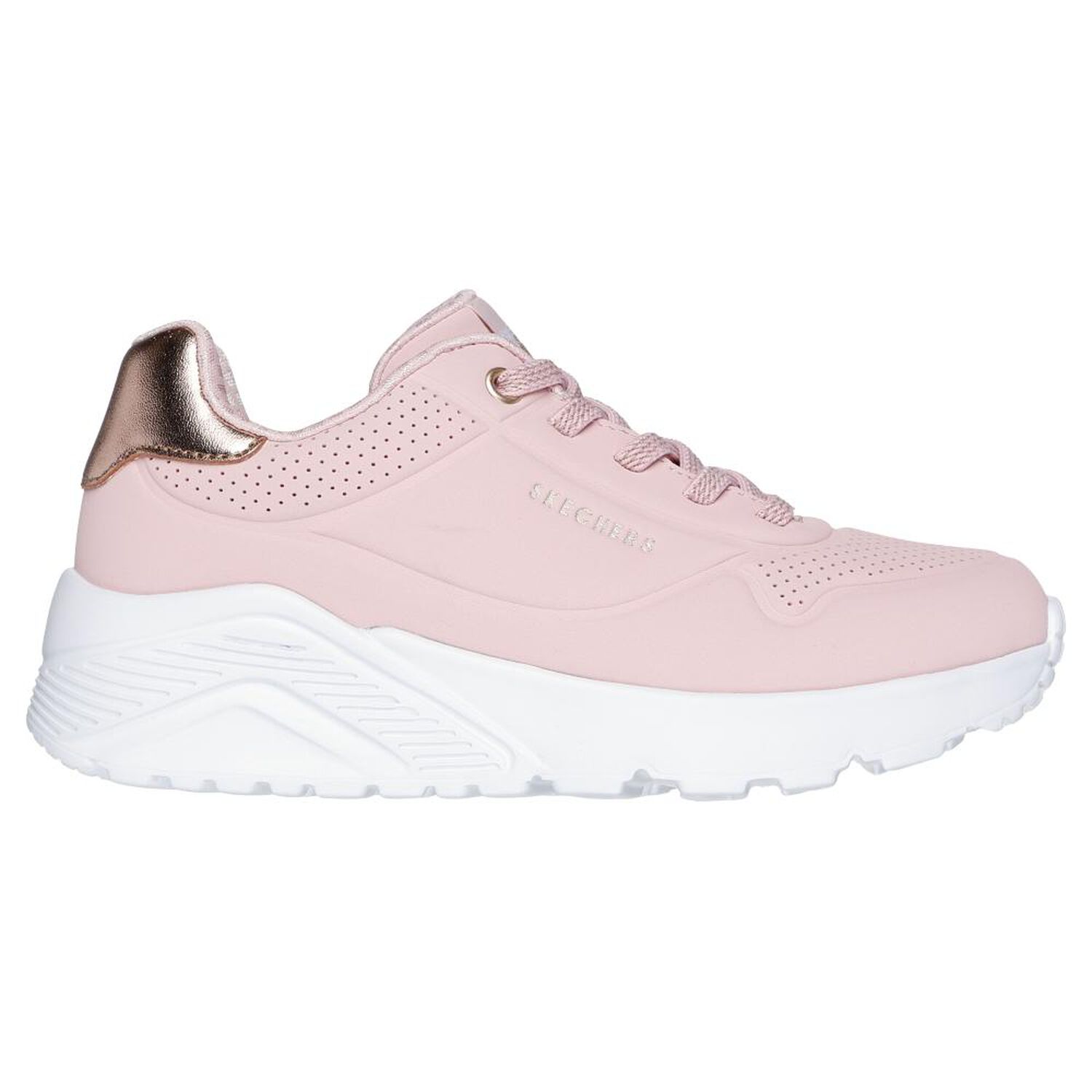 Zapatilla Infantil Ni&ntilde;a Skechers Uno Lite Rosado image number 1.0