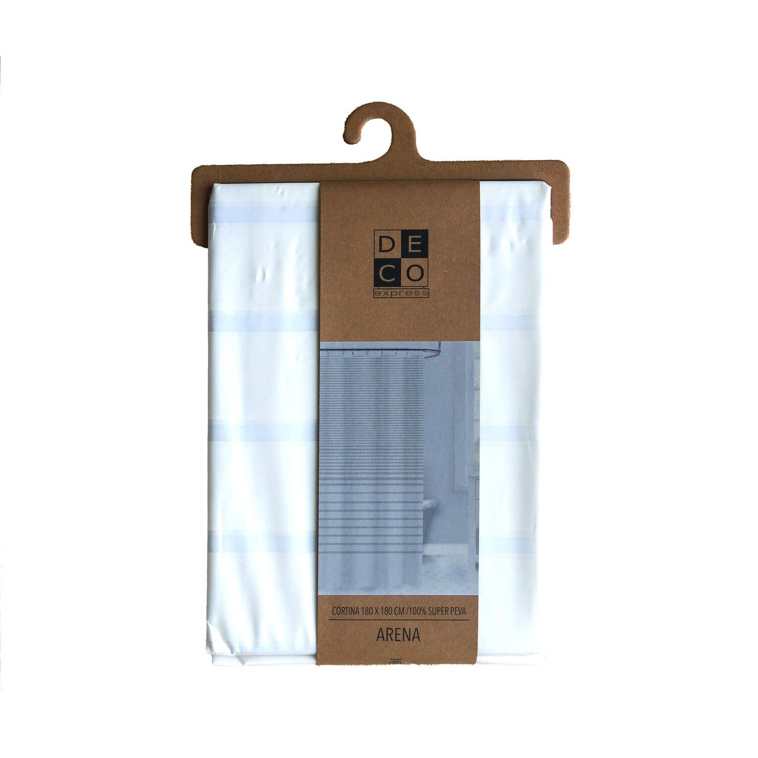 Cortina Ba&ntilde;o Peva Arena Impermeable 180x180 Cms image number 0.0