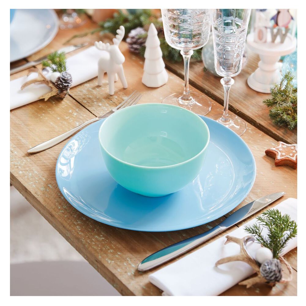 Plato Bowl Diwali Tuquoise Ensaladero 125mm Vidrio Luminarc image number 2.0