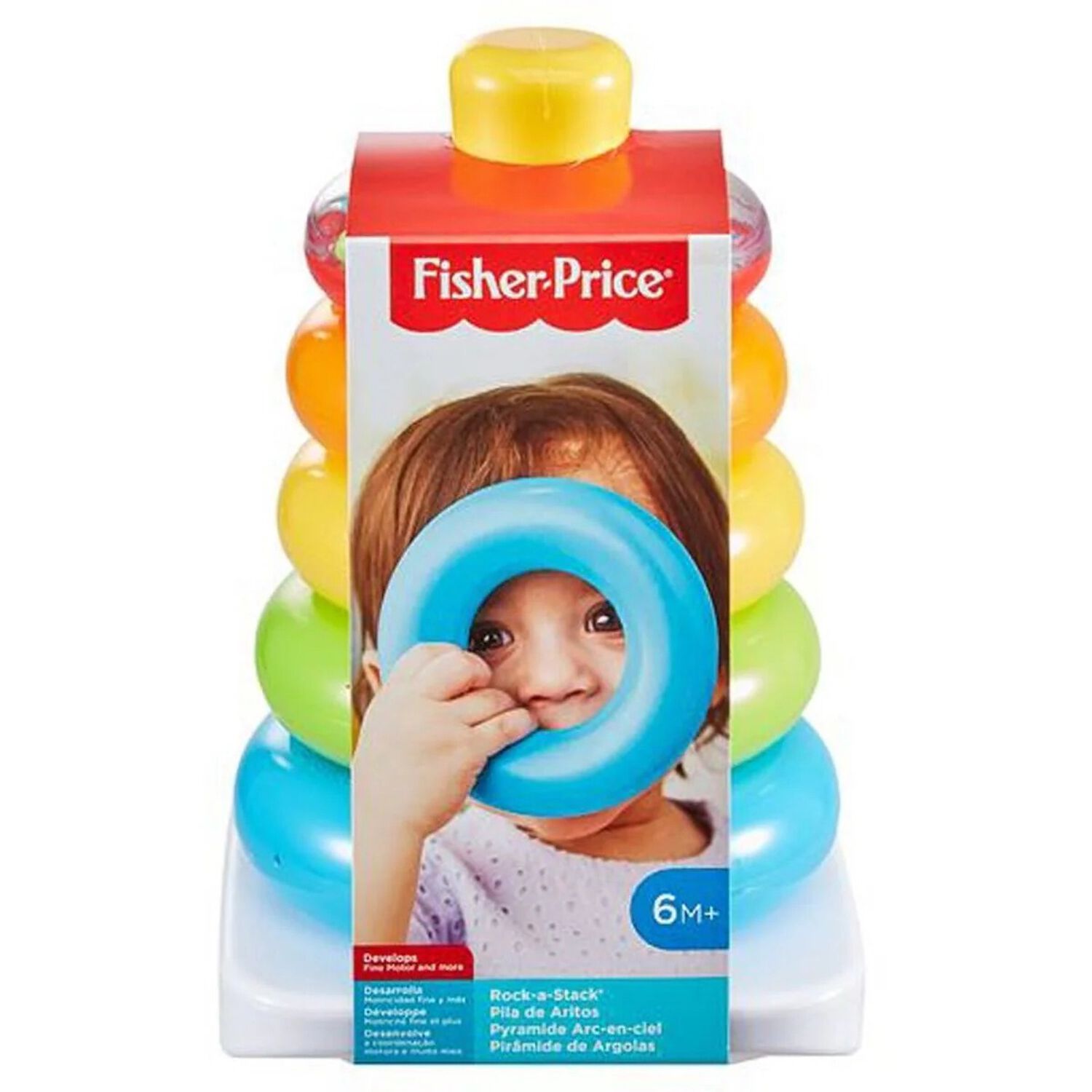 Fisher Price Juguete Para Bebes Pila De Aritos image number 3.0