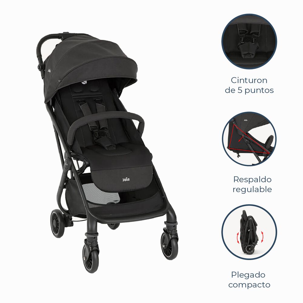 Coche Paseo Compacto 3 En 1 Tourist Shale Joie image number 7.0