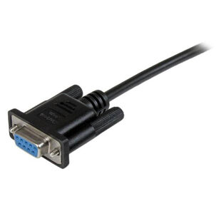 Cable Startech 2m Nulo Modem Serie Rs232 Db9 Hembra A Hembra Negro