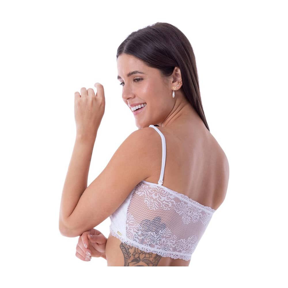 Pack Top Strapless Encaje 2rios image number 2.0