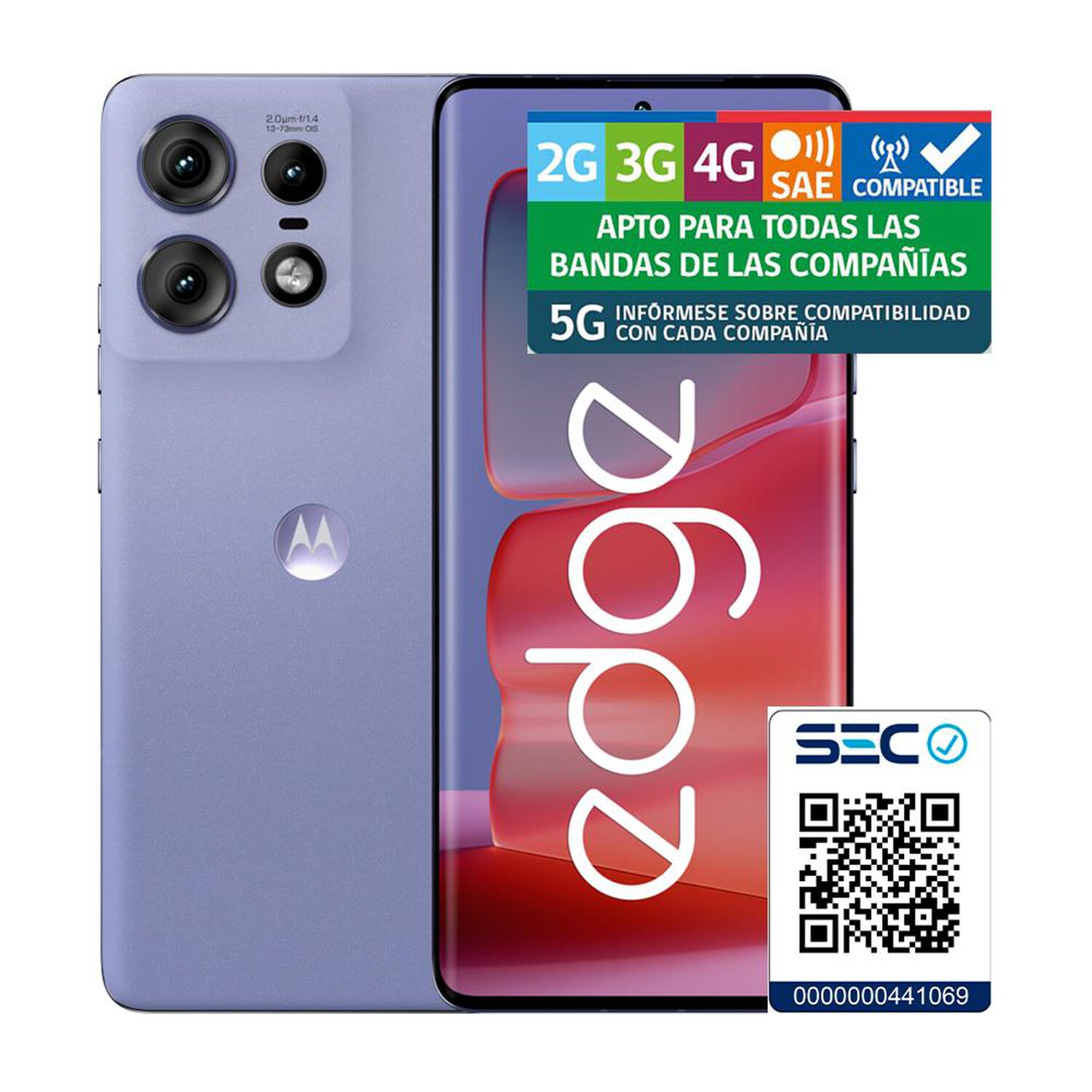 Smartphone Motorola Edge 50 Pro / 5G / 512 GB / Morado Lavanda / Liberado image number 7.0