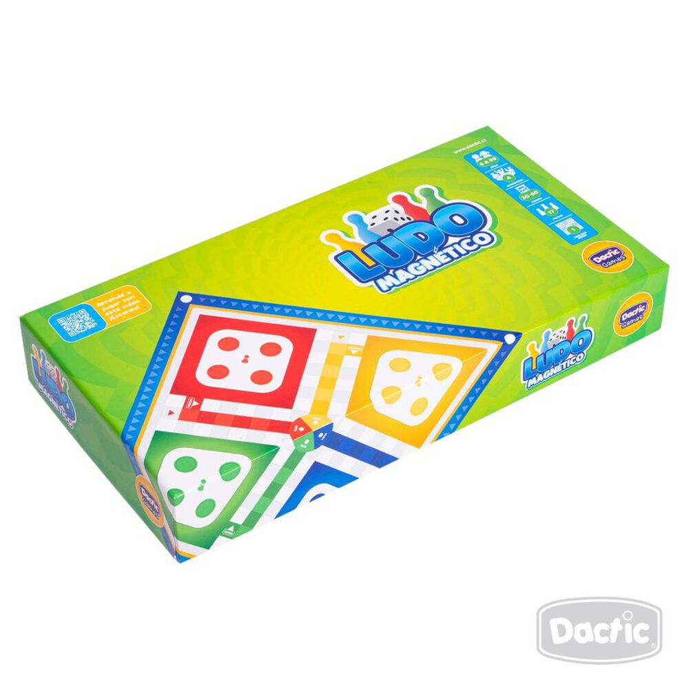 Juego De Mesa Ludo Para Principiantes Y Expertos Magn&eacute;tico Dactic image number 2.0