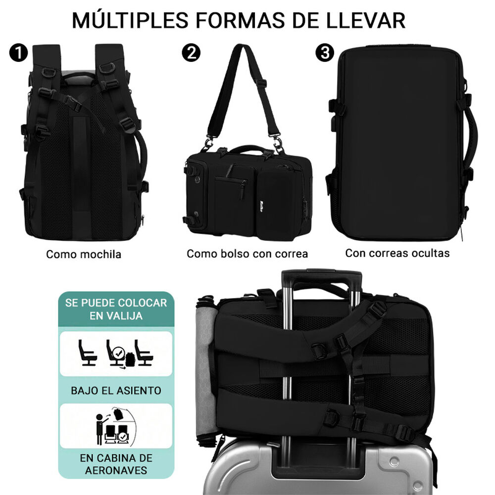Mochila De Viaje Kolke Hikes 40 L Impermeable Multifuncional image number 5.0