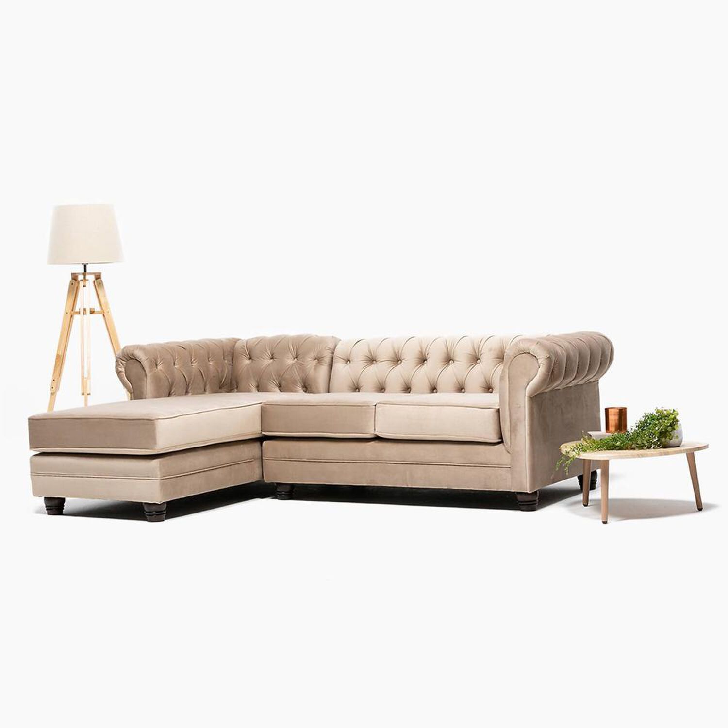 Sof&aacute; Seccional Barra Design Chesterfield Izquierdo / 4 Cuerpos image number 0.0
