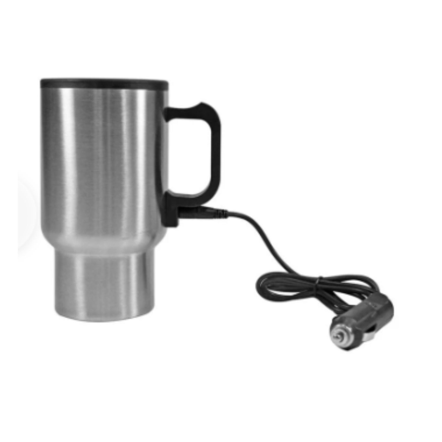 Vaso Auto El&eacute;ctrico 16cm Calentador Gris Taza Viaje image number 4.0