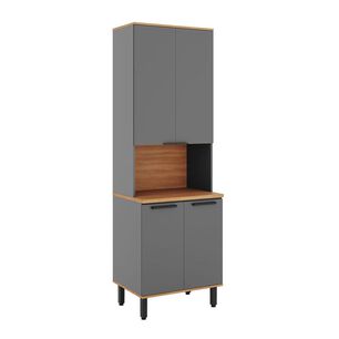 Mueble De Cocina Roca Despensero Castaña Modular / 4 Puertas