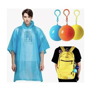 Poncho Capa Impermeable Ultraliviano Port&aacute;til Estilo Llavero L