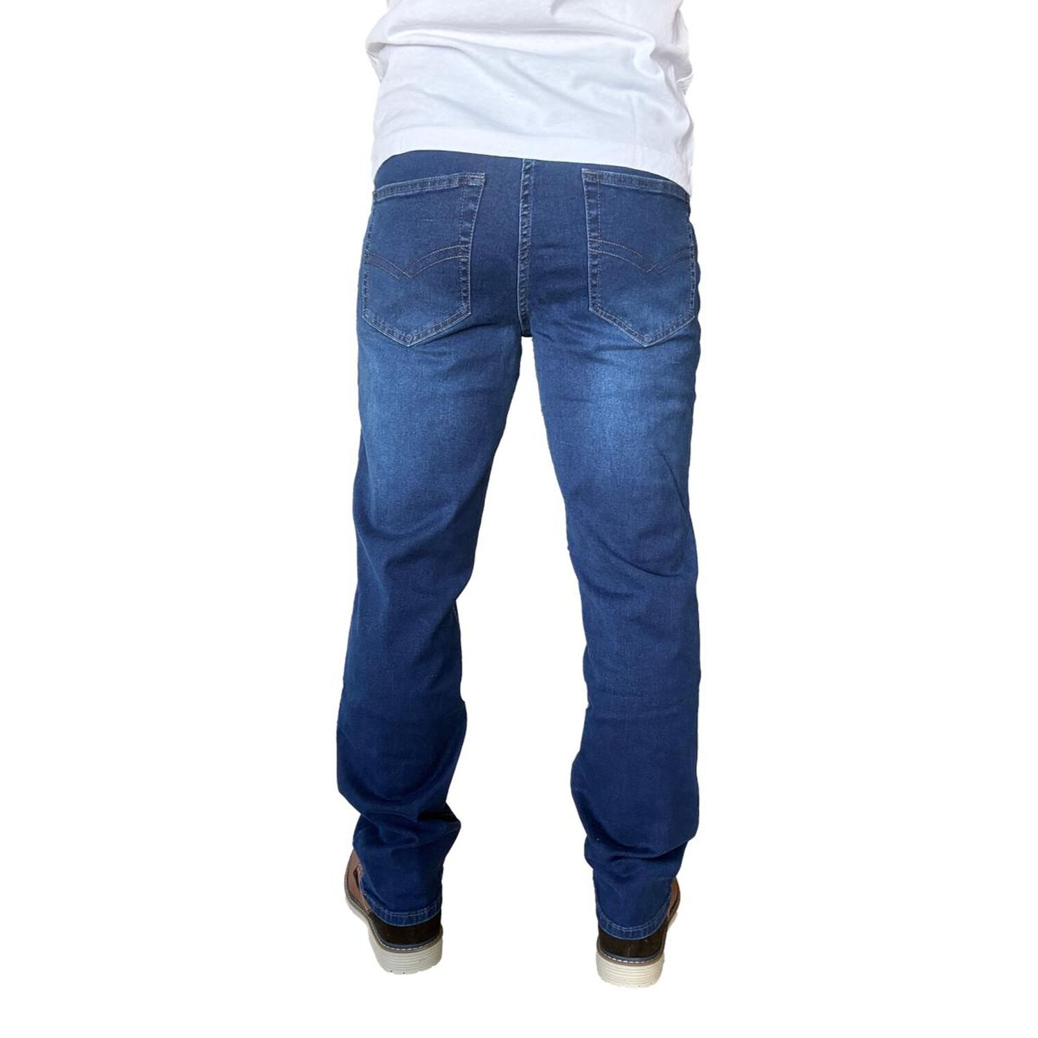 Jeans Elasticados Straight Fit Semirectos image number 4.0