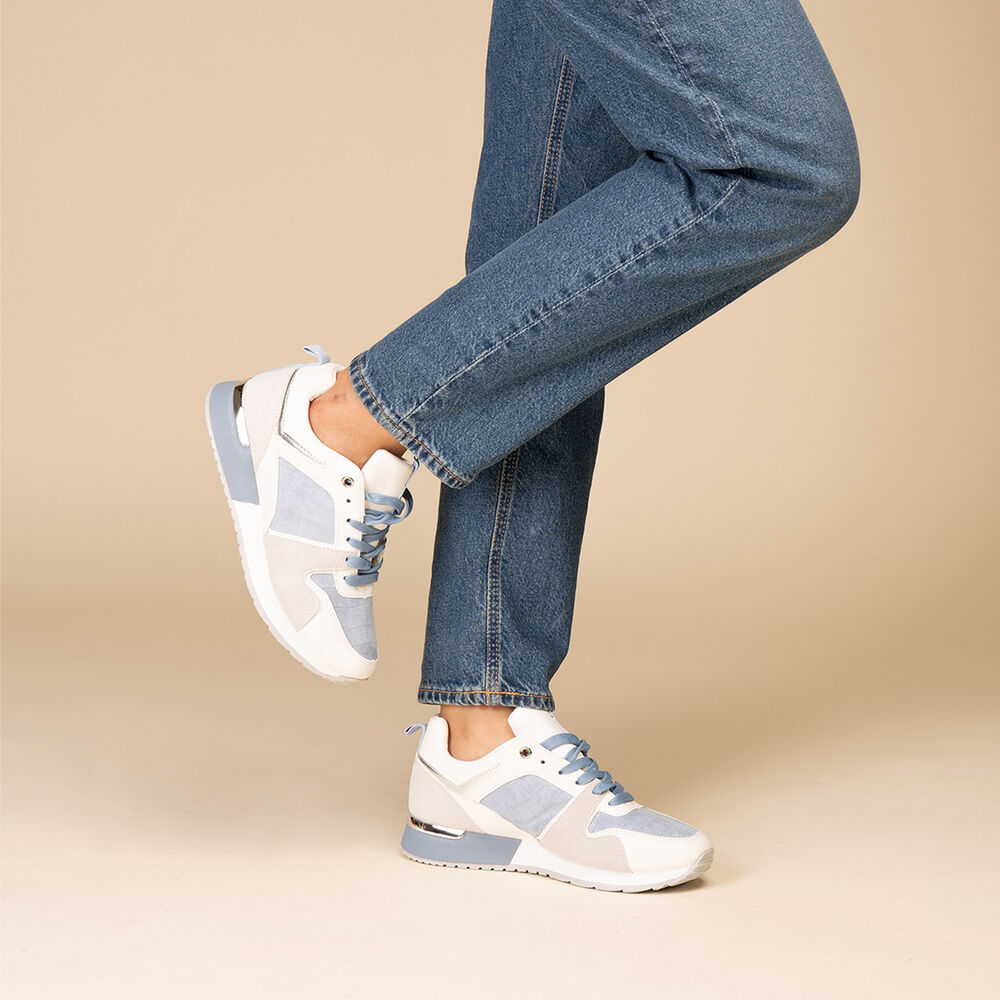 Zapatilla Urbana Mujer Azul Sayda Chinitown image number 1.0