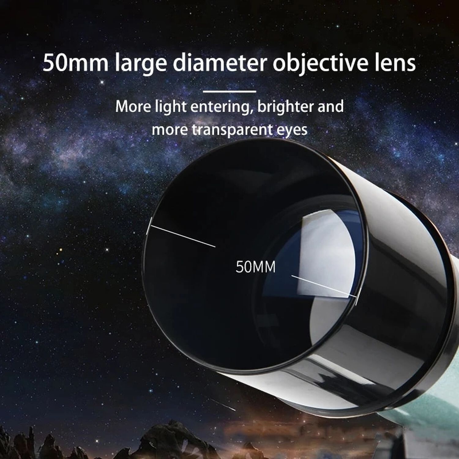 Telescopio Astron&oacute;mico Monocular 90x Hd De Aluminio Tl-070 image number 2.0