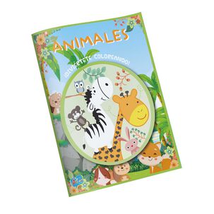 Libro Para Colorear Animales 16 Paginas Art & Craft