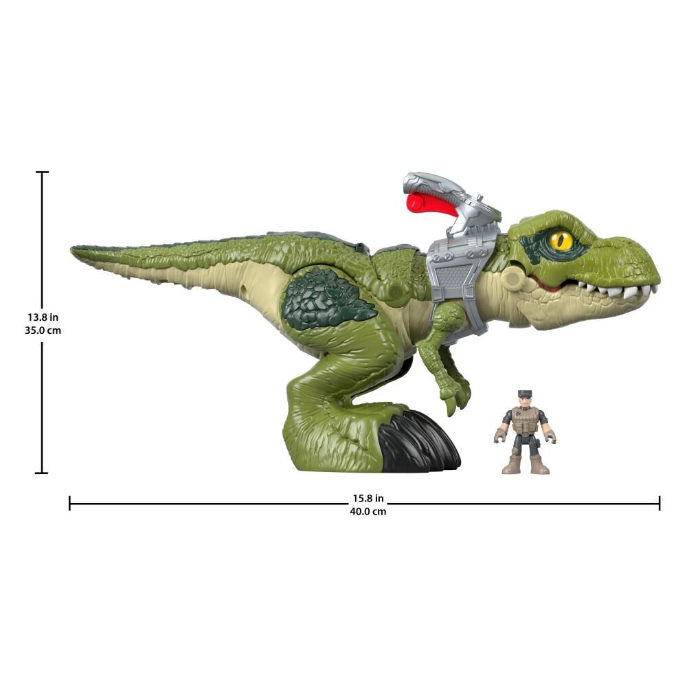 Figura De Acción Imaginext Dinosaurio T-rex Mega Mordida image number 3.0