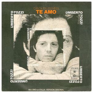 Umberto Tozzi - Te Amo (en Espa&ntilde;ol) | 7" Single Vinilo Usado