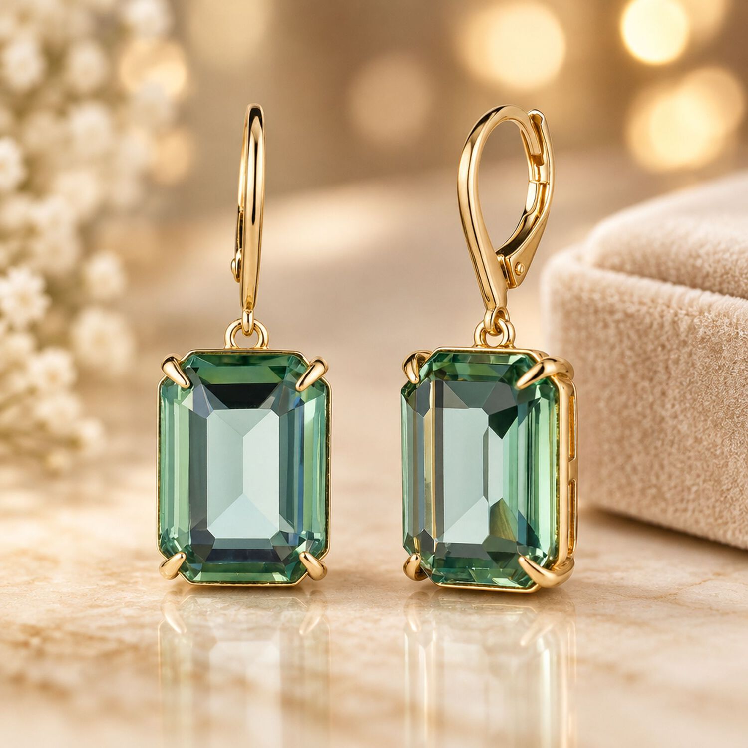 Aros Colgantes Mujer Lauren Ralph Lauren Verde 14e00034 image number 1.0