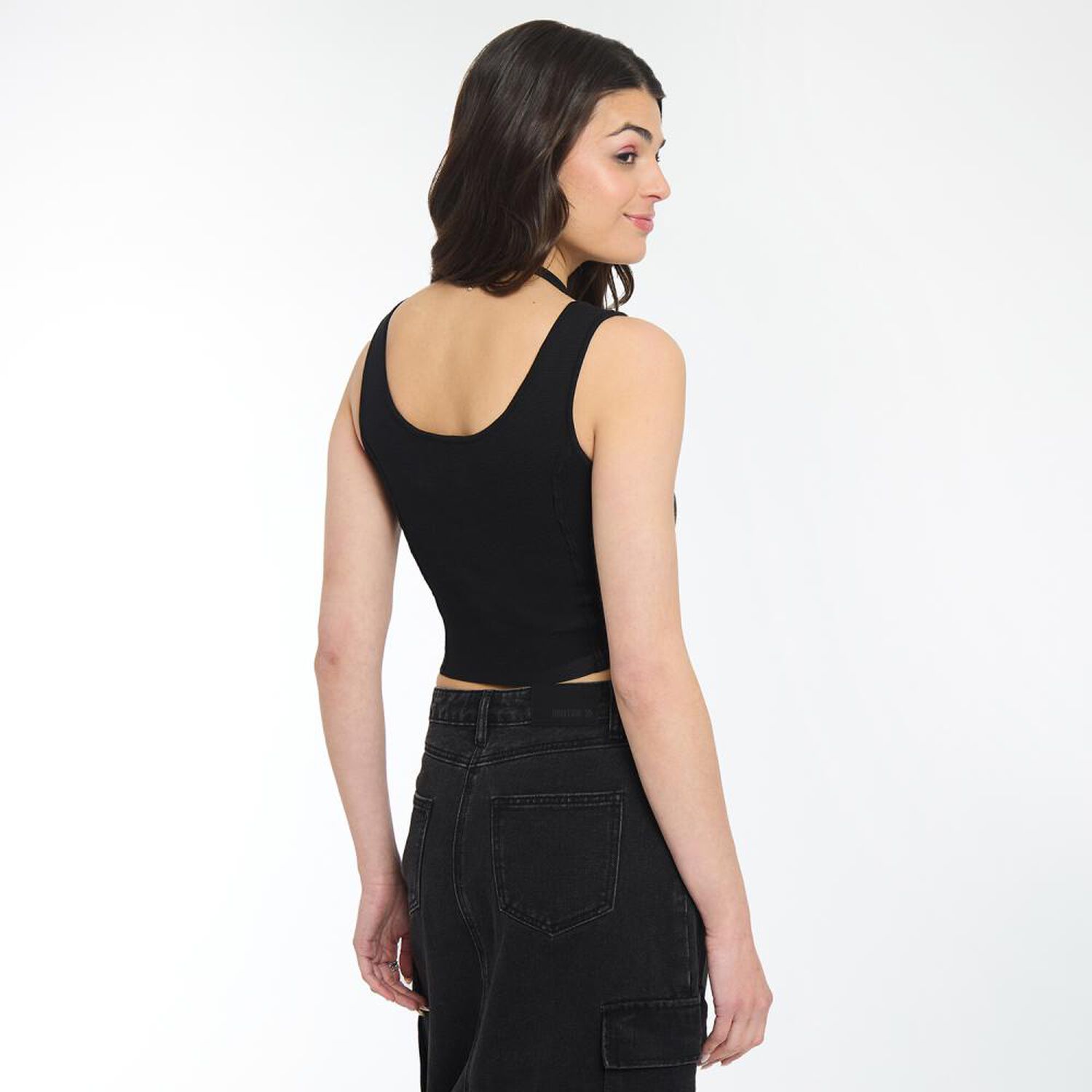 Polera Top Corse Sin Mangas Cuello Redondo Mujer Rolly Go image number 3.0