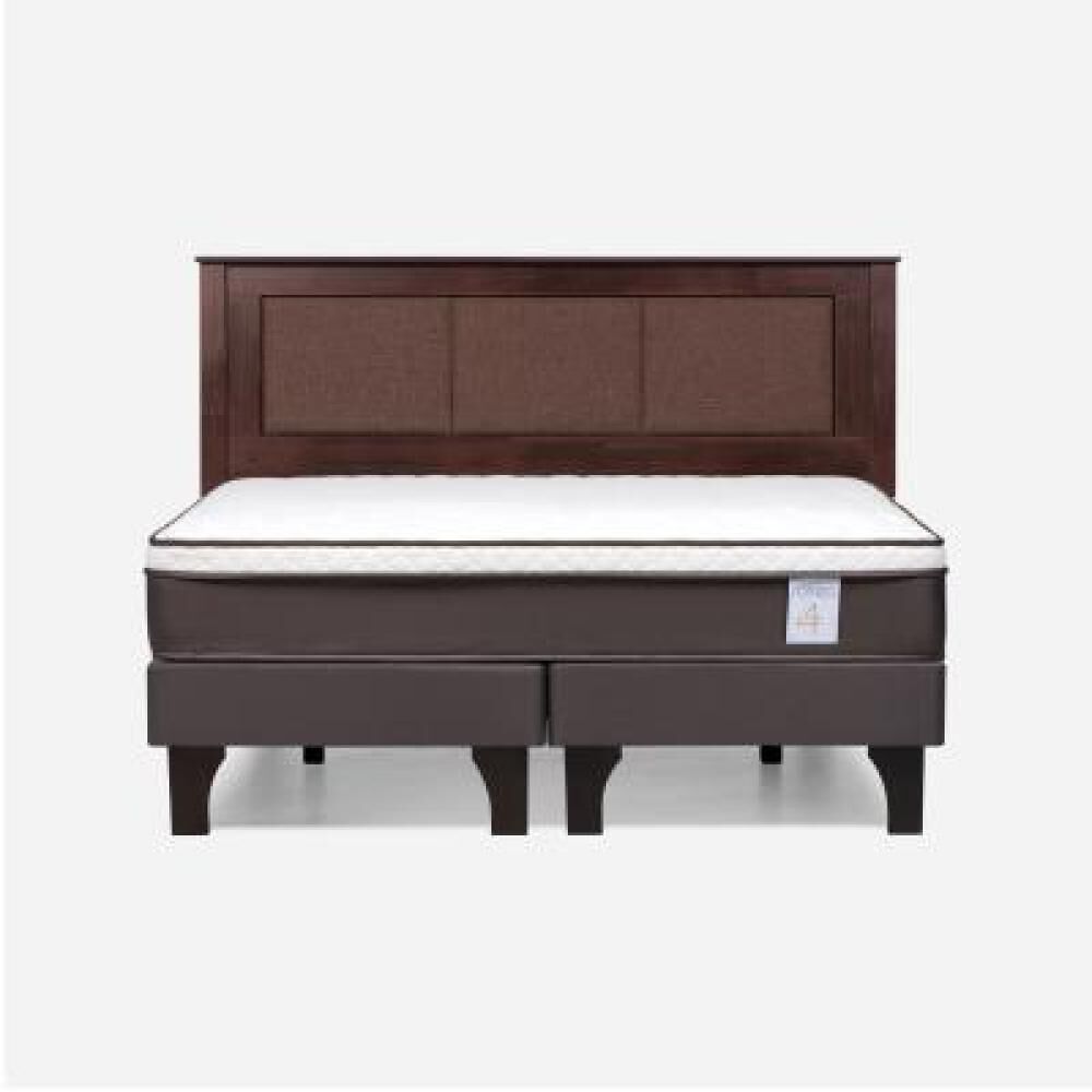 Cama Europea Rosen New Style 4 Plus / King / Base Dividida + Respaldo Rachel image number 7.0