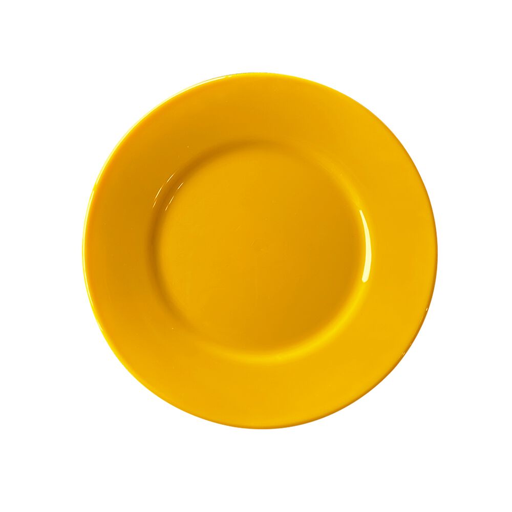 Set De 6 Plato De Policarbonato Amarillo 17 Cm image number 0.0