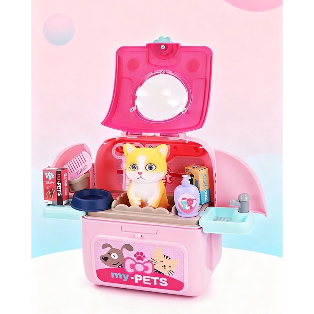 Juguete Set Mochila De Veterinario Gatito Para Ni&ntilde;os image number 5.0