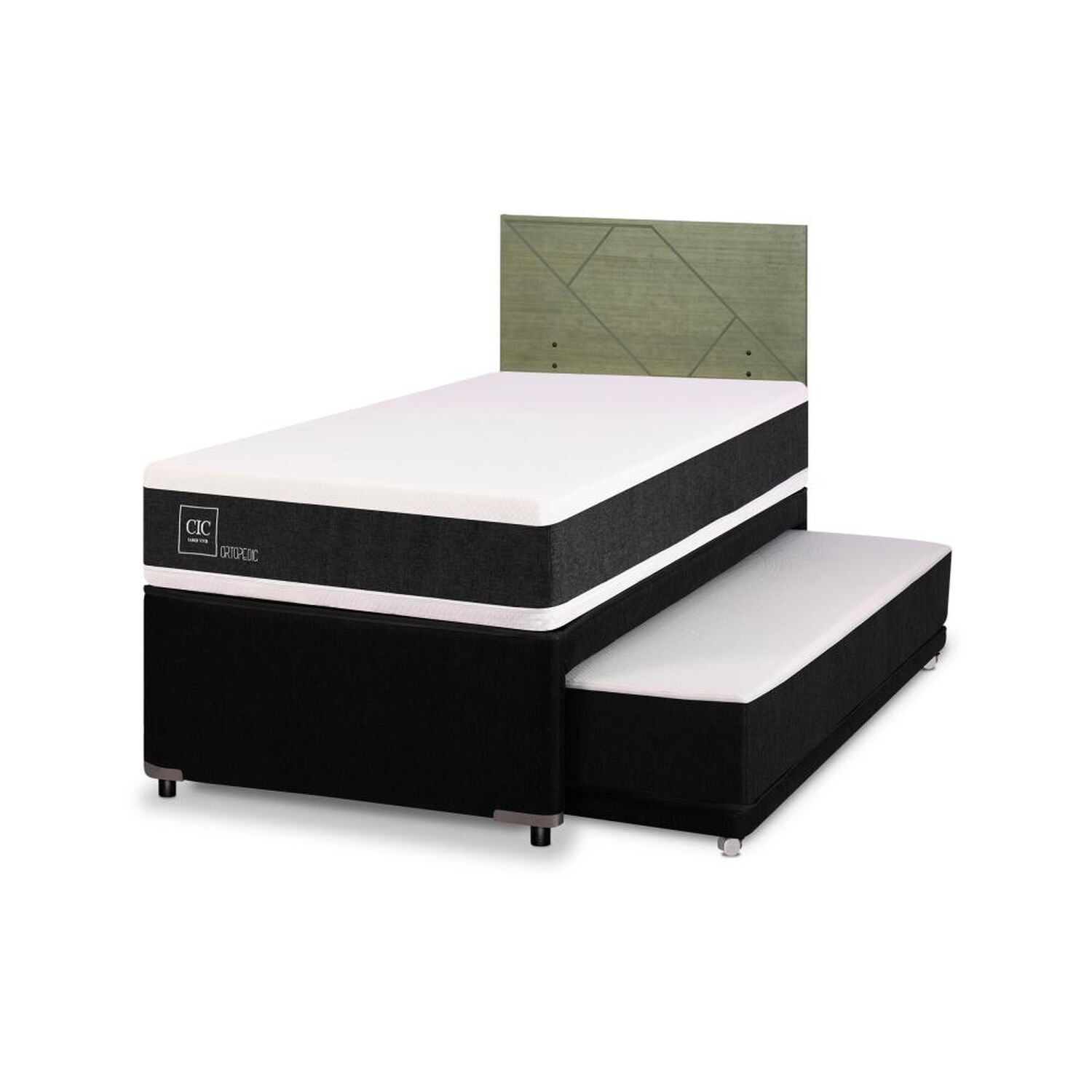 Cama Nido Cic Divan / 1.5 Plazas / Base Funcional + Respaldo image number 4.0