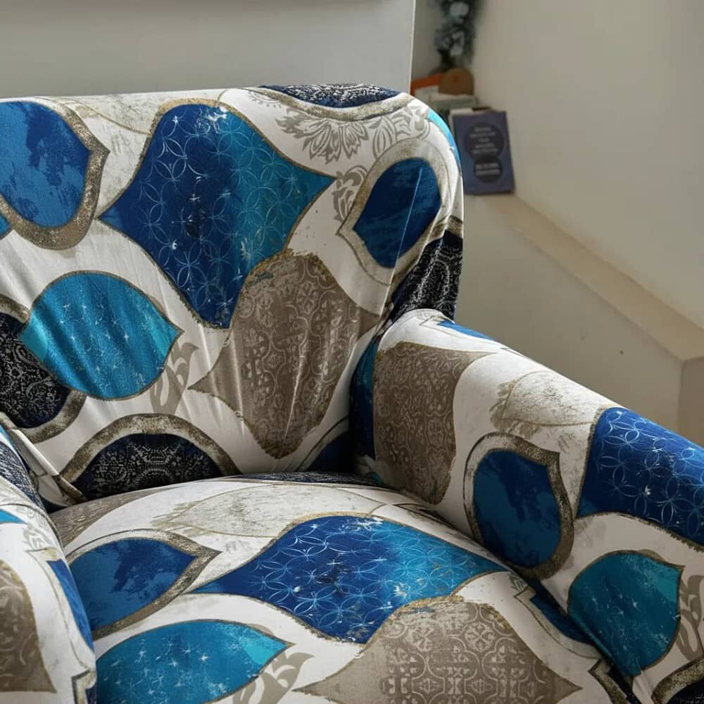 Funda De Sof&aacute; Estampada De 1 Cuerpo image number 5.0