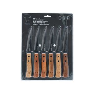 Set Parrillero Wayu Cuchillo PRM  / 6 Piezas