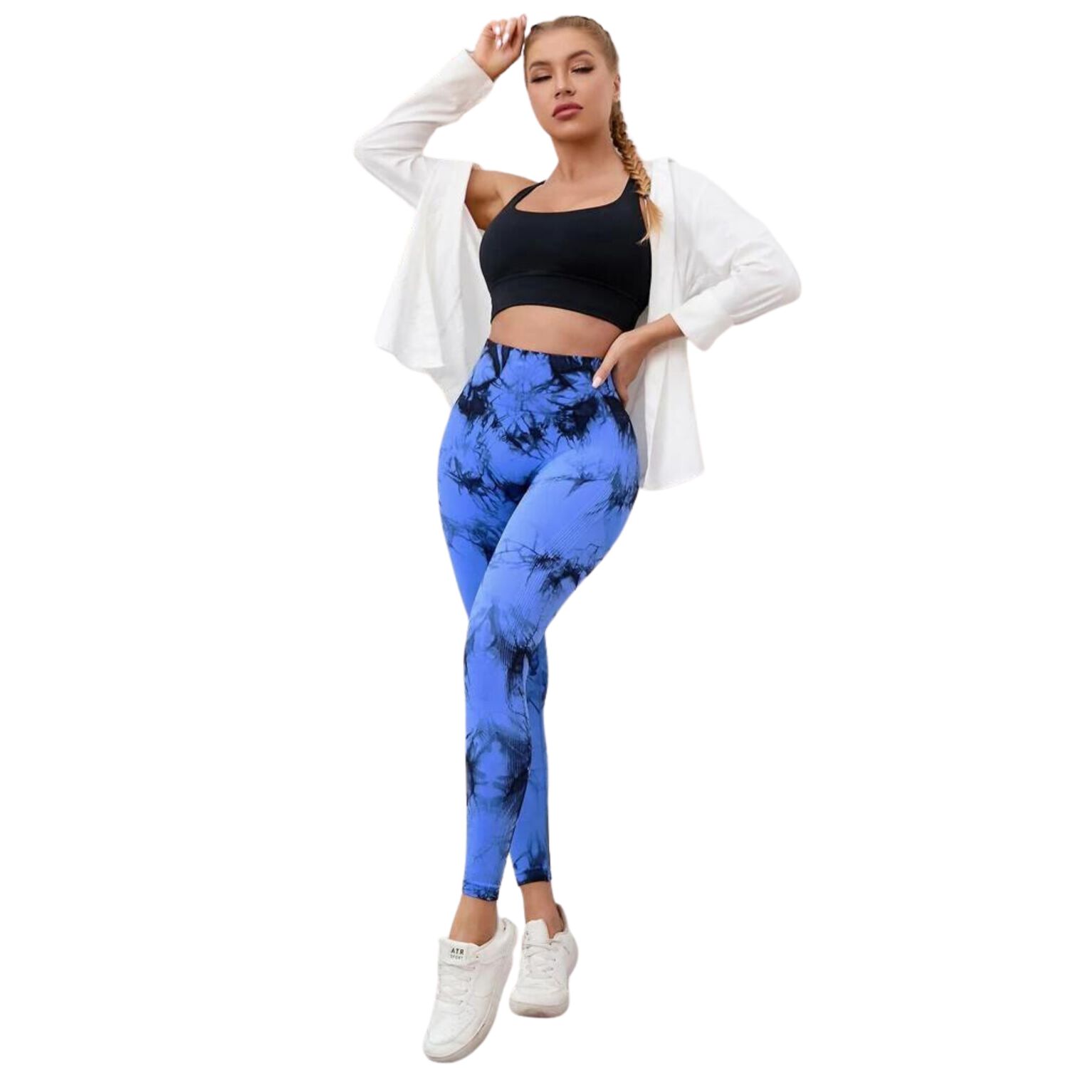 Calzas Leggings Push Up Sukha Azul image number 4.0