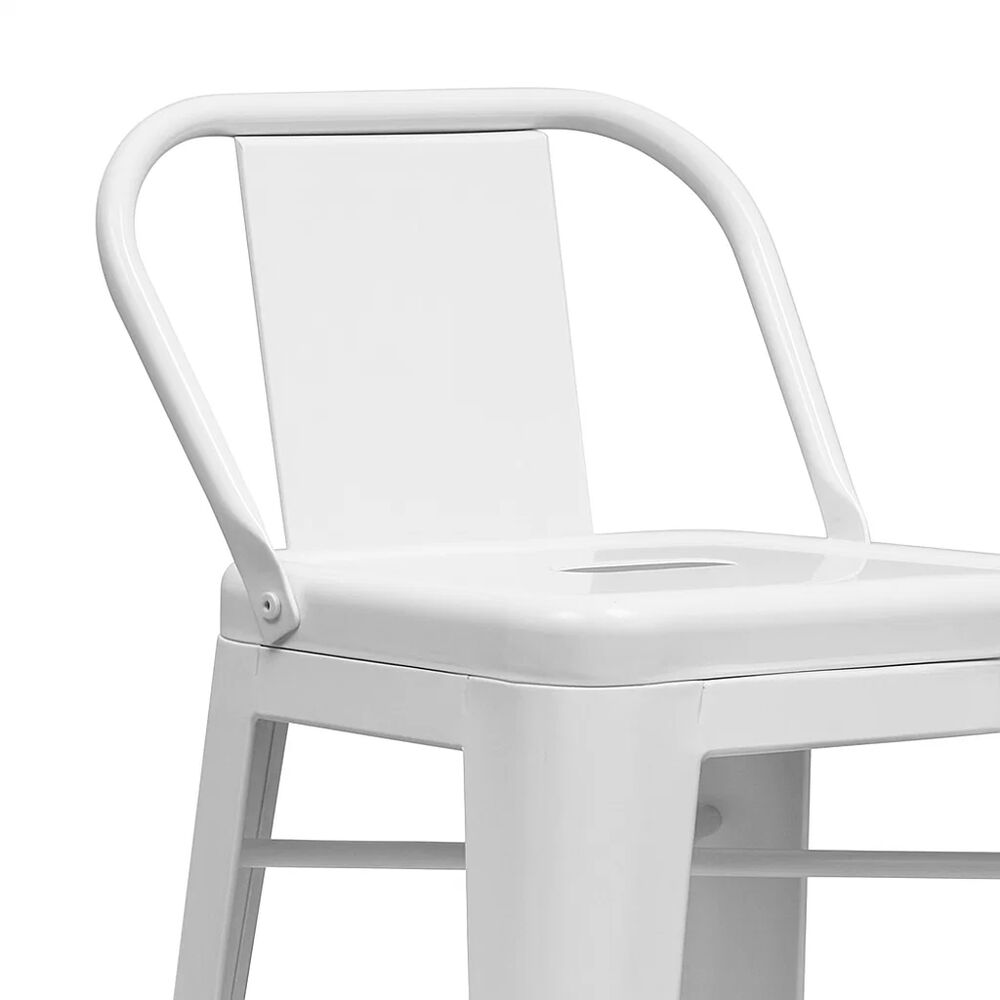 Pack De 4 Taburetes Tolix De Acero - Blancos image number 5.0