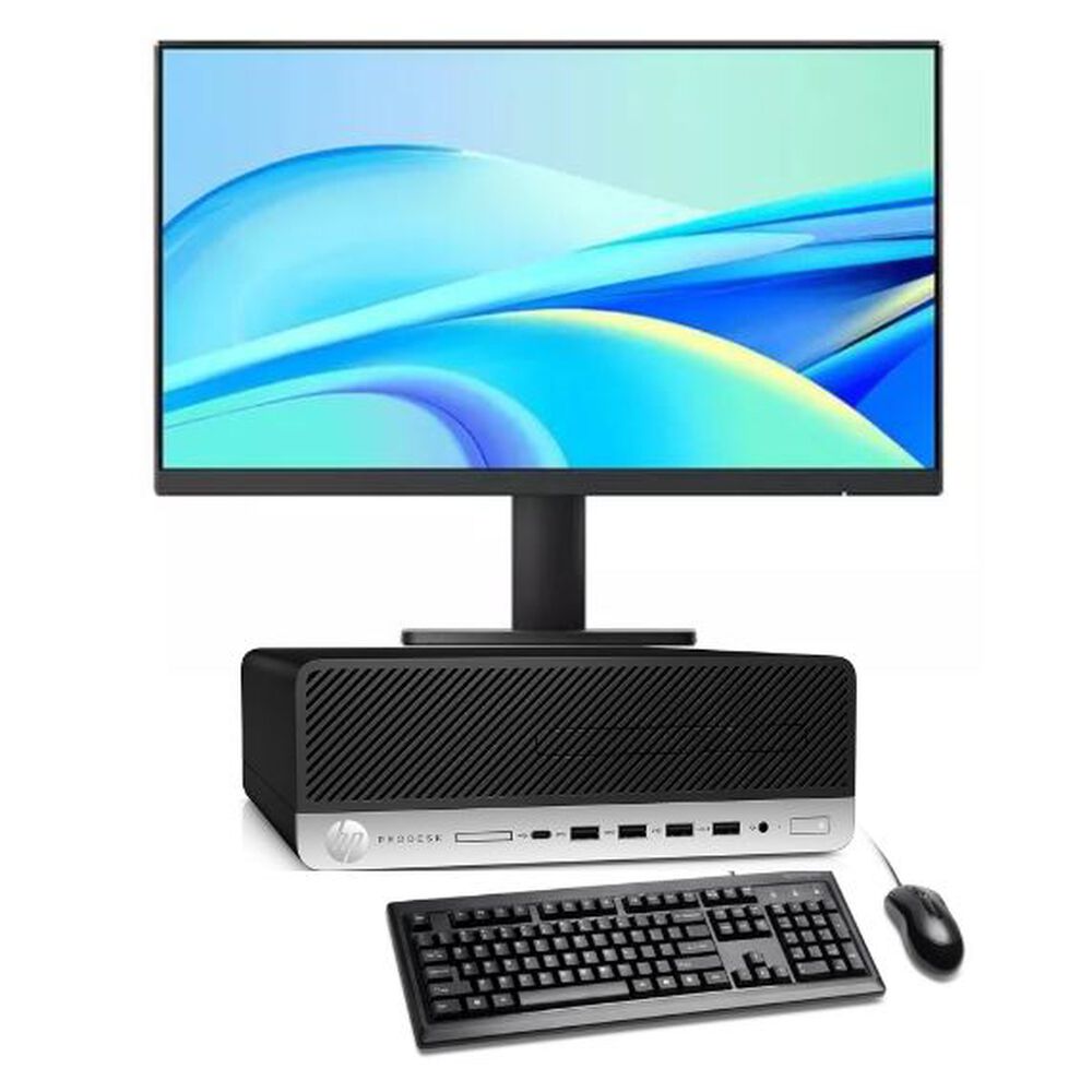Kit Monitor + Pc Hp Prodesk 600 G4 Sff (i5-8va 8gb 1tb) + Teclado & Mouse Reacondicionado Grado A image number 0.0