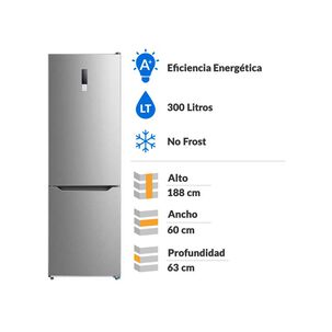 Refrigerador Bottom Freezer Mabe RMB302PXLRS0 / No Frost / 290 Litros / A+