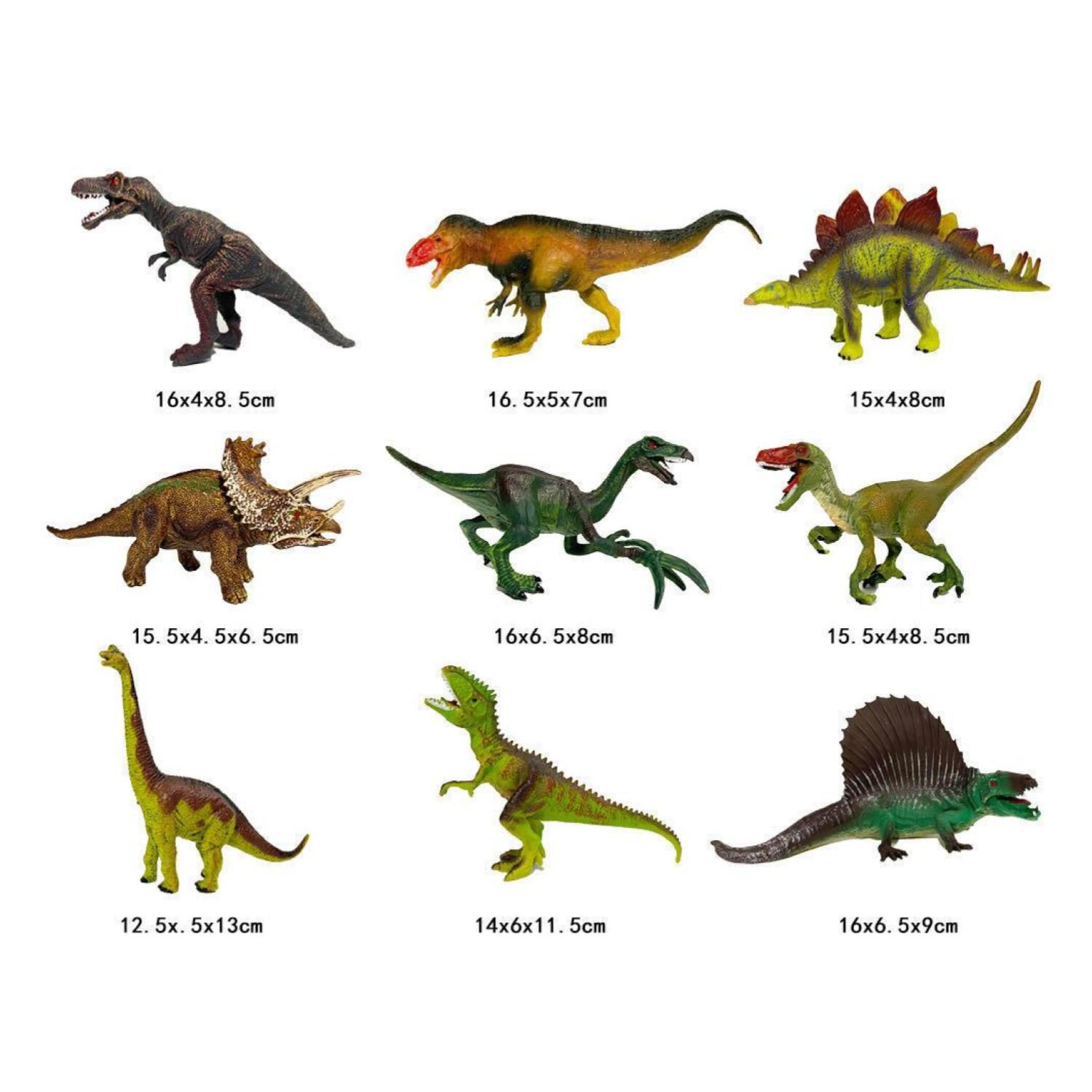 Juguete Set Dinosaurios 28pzas Con Mat 80x70cm Caja Infantil image number 2.0