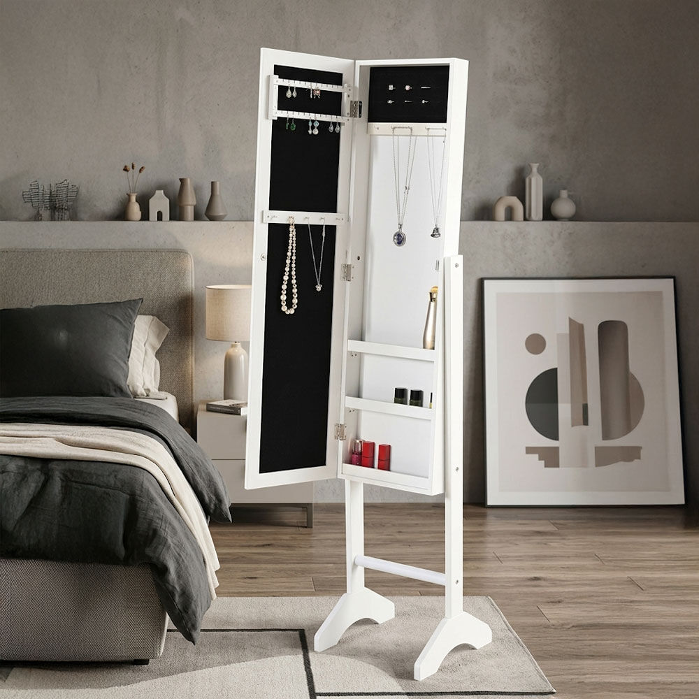 Espejo Organizador de Joyas Casaideal / Blanco / 153 Cm image number 0.0