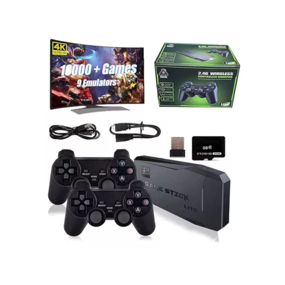 Accesorios Juegos Retro Inal&aacute;mbrico 4k Hdmi 10000+ 64gb image number 1.0