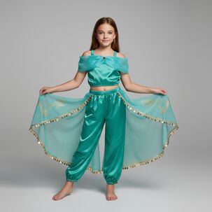 Disfraz Princesa Jasmine, Jazmin Aladdín, Cosplay Niña Disfraz Princesa Jasmine, Jazmin Aladdín, Cosplay Niña