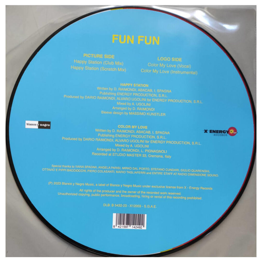 Fun Fun - Happy Station/color My Love (picture Disc) | 12" Maxi Single Vinilo image number 1.0