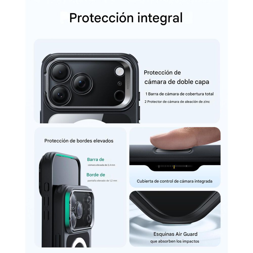 Para Iphone 17 Pro Max - Carcasa Magsafe Con Soporte image number 3.0
