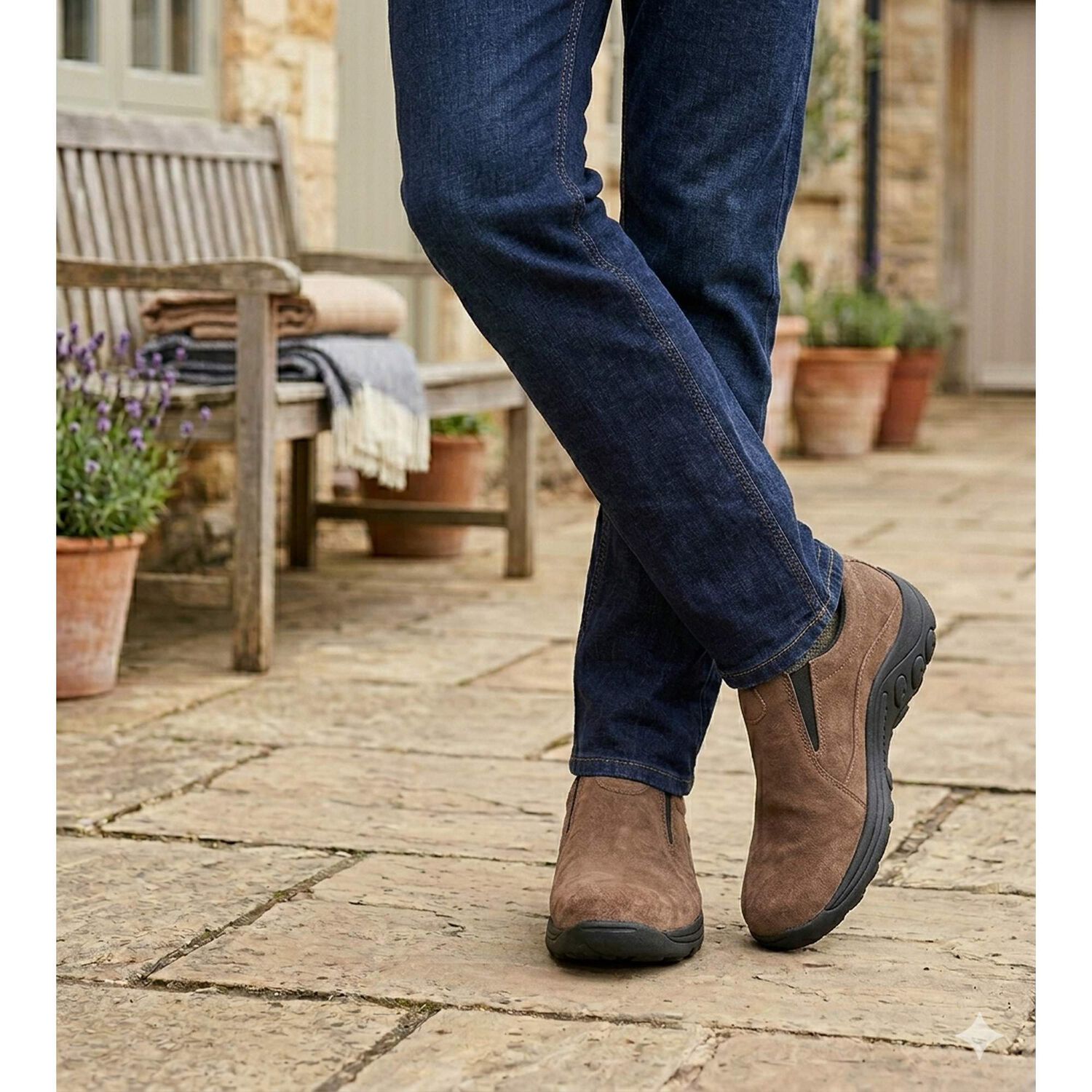 Zapato De Cuero Casual Aeranthes Cafe London Adixt image number 4.0