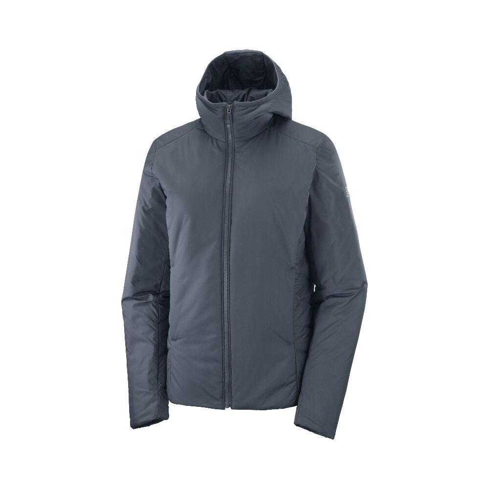 Chaqueta Mujer Outrack Insulated Gris Salomon image number 0.0