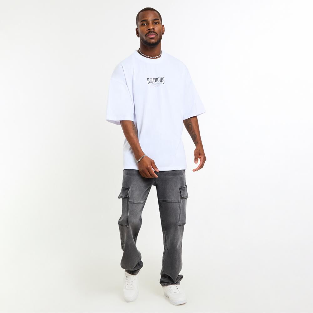 Polera Oversize Manga Corta Cuello Redondo Hombre Rolly Go image number 1.0