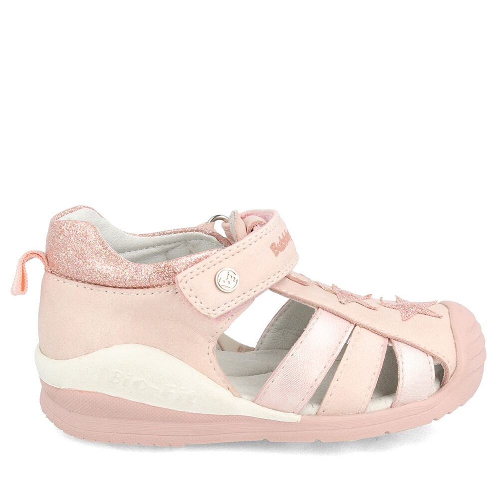 Sandalia Niña Bubblegummers Bio Fit Rosa Claro 18-21 image number 4.0