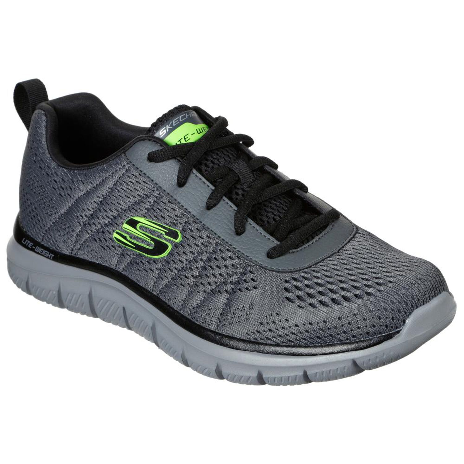 Zapatilla Urbana Hombre Skechers TRACK - MOULTON GRIS image number 3.0