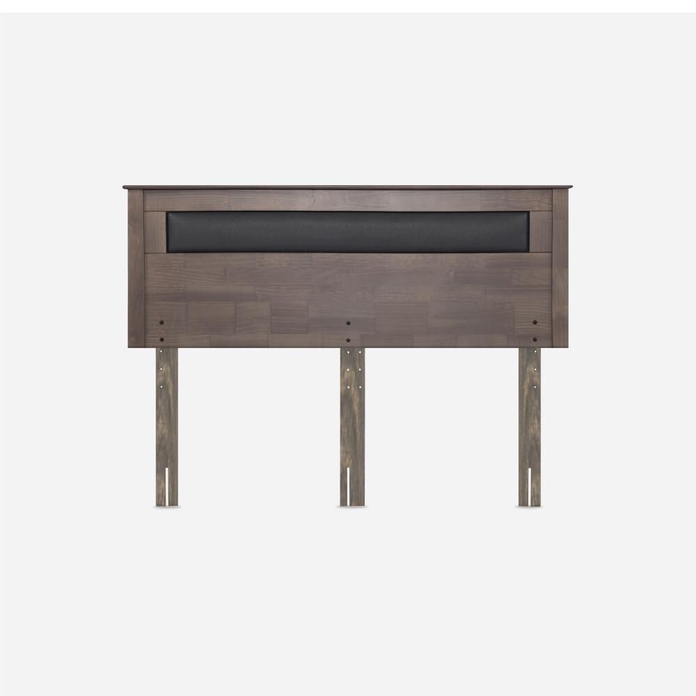 Cama Europea Rosen New Style 6 / King / Base Dividida  + Respaldo Ferrara Gris image number 2.0