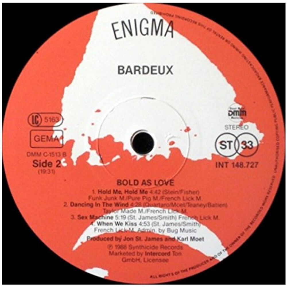 Bardeux - Bold As Love | Vinilo image number 2.0