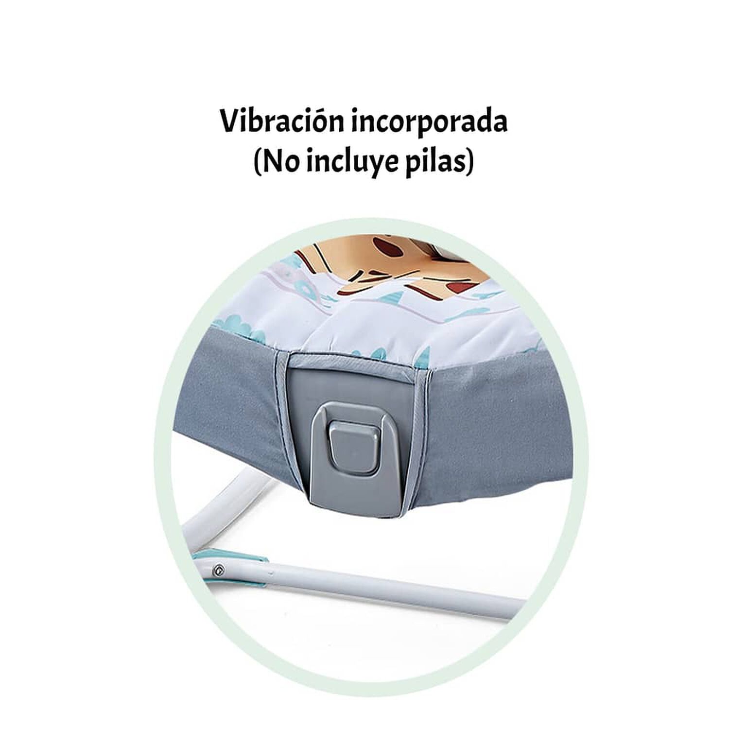 Mecedora Beb&eacute; Silla Nido Musical Vibraci&oacute;n Rosada Lubabycas image number 3.0
